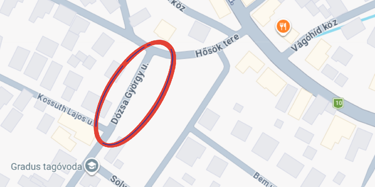 Elektromos földkábel-fektetés a Hősök terénél