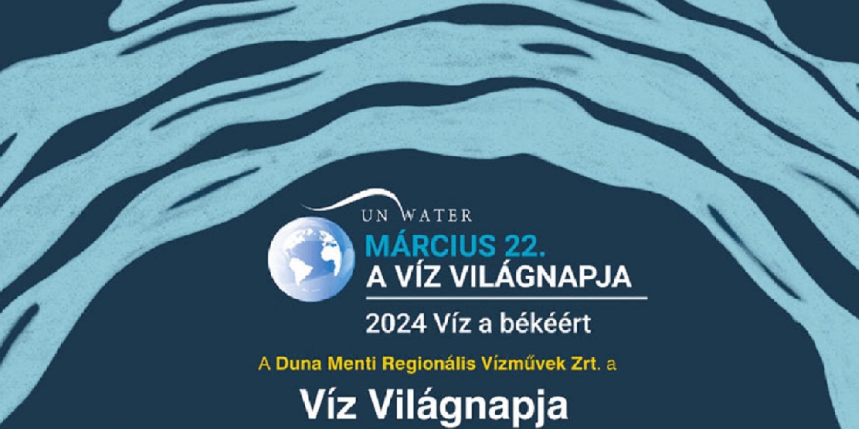 Rajzpályázatot hirdet a DMRV Zrt. a víz világnapja alkalmából