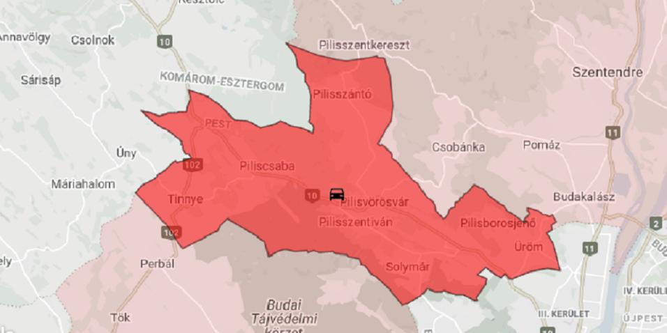 Hármas karambol a 10-es főúton