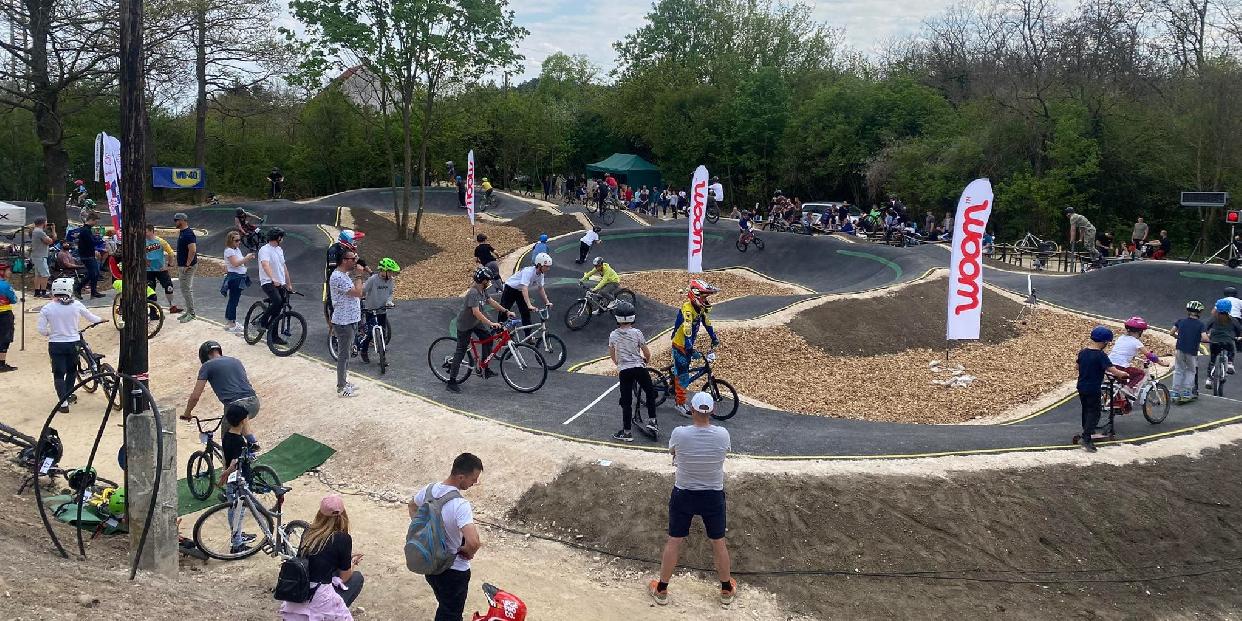 Megnyitott a pumptrack pálya -  képcsokor az építéstől az átadásig