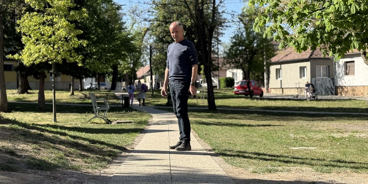 Megújultak a gyalogösvények a Templom téren