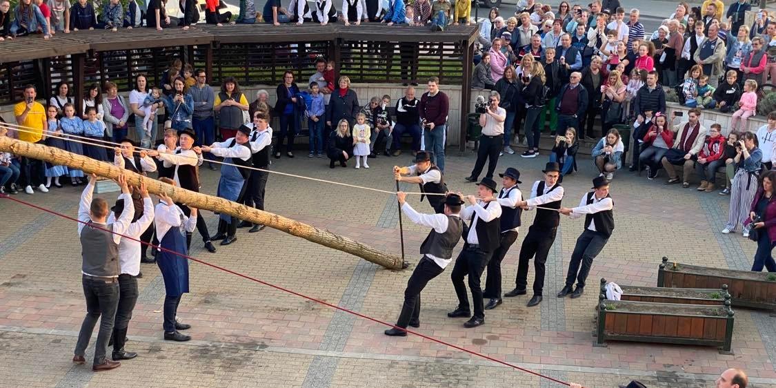 Képes beszámoló a májusfa állításról