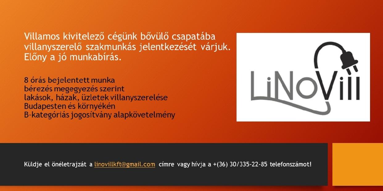 Villanyszerelő szakmunkás állás