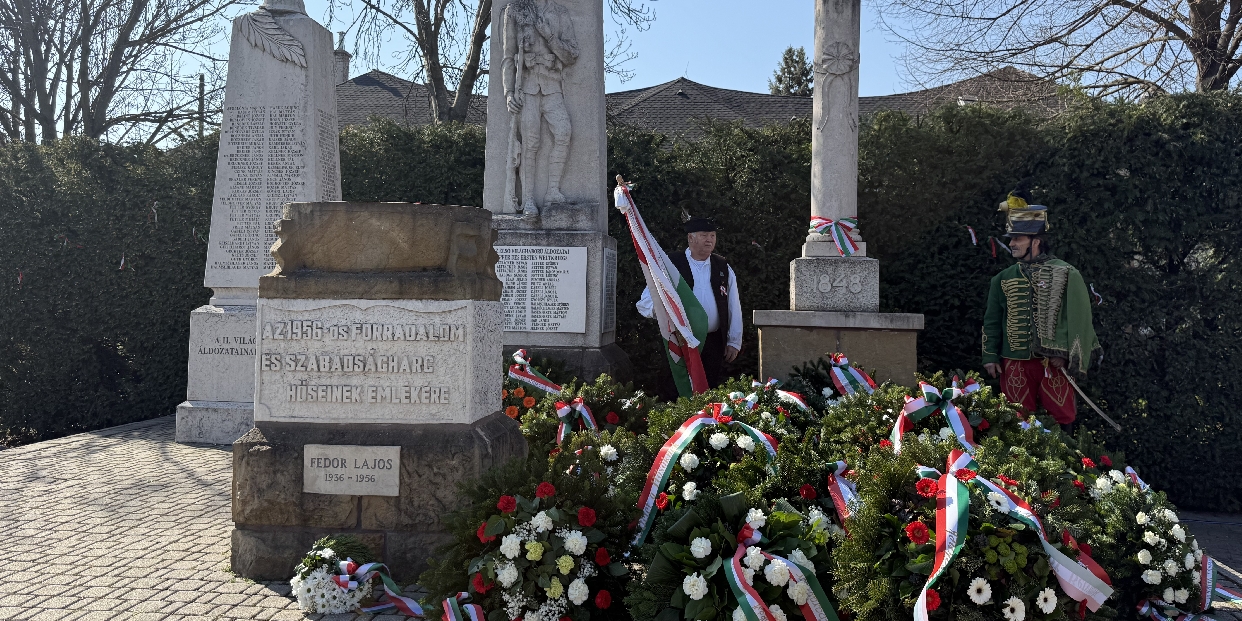 Méltó megemlékezés március 15-én Pilisvörösváron