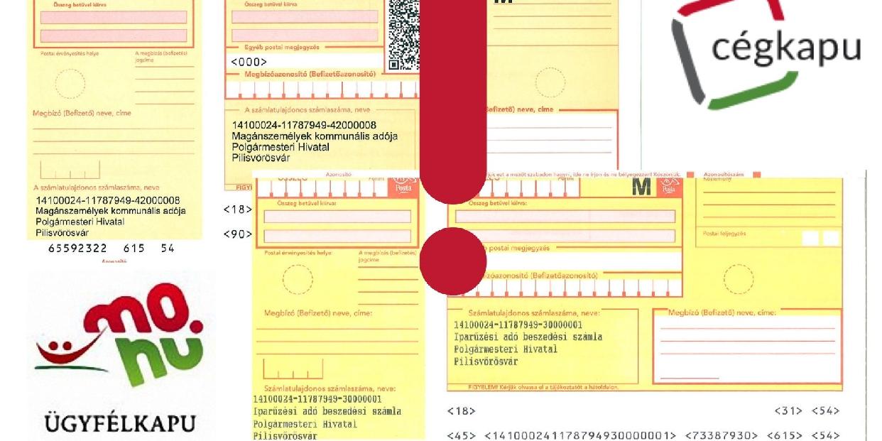 Nem lehet csekken fizetni az Önkormányzat számára, a vállalkozások ügyfélkapun kaptak értesítést