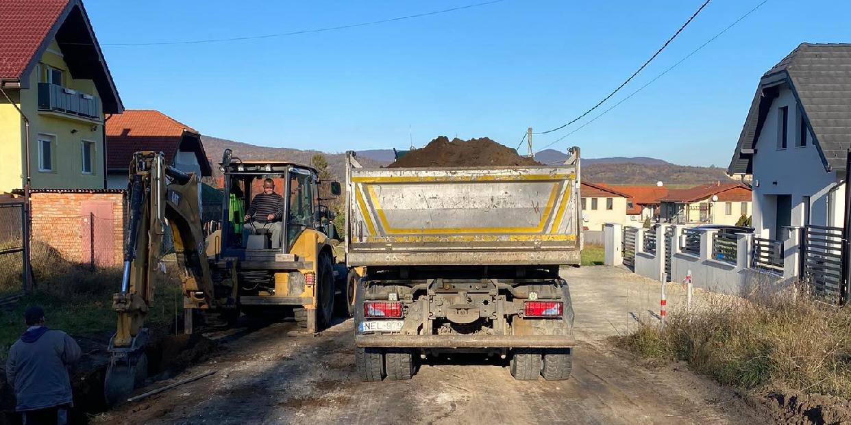 Elkezdődött a Csendbiztos utca vízelvezetésének építése