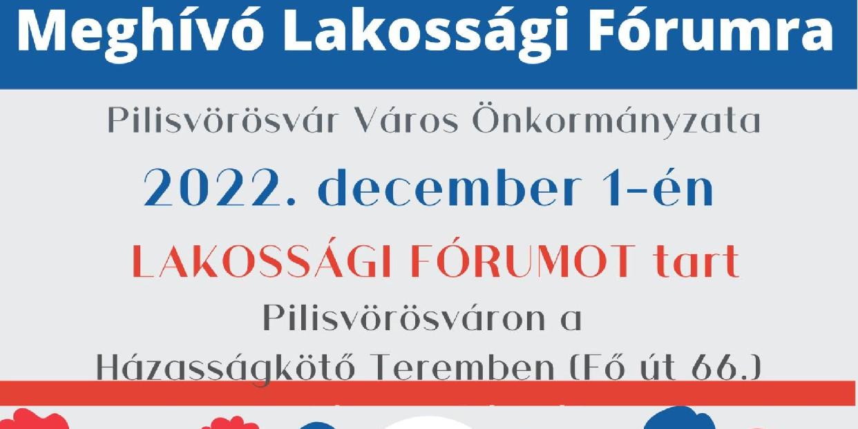 Lakossági Fórum az útépítésekről