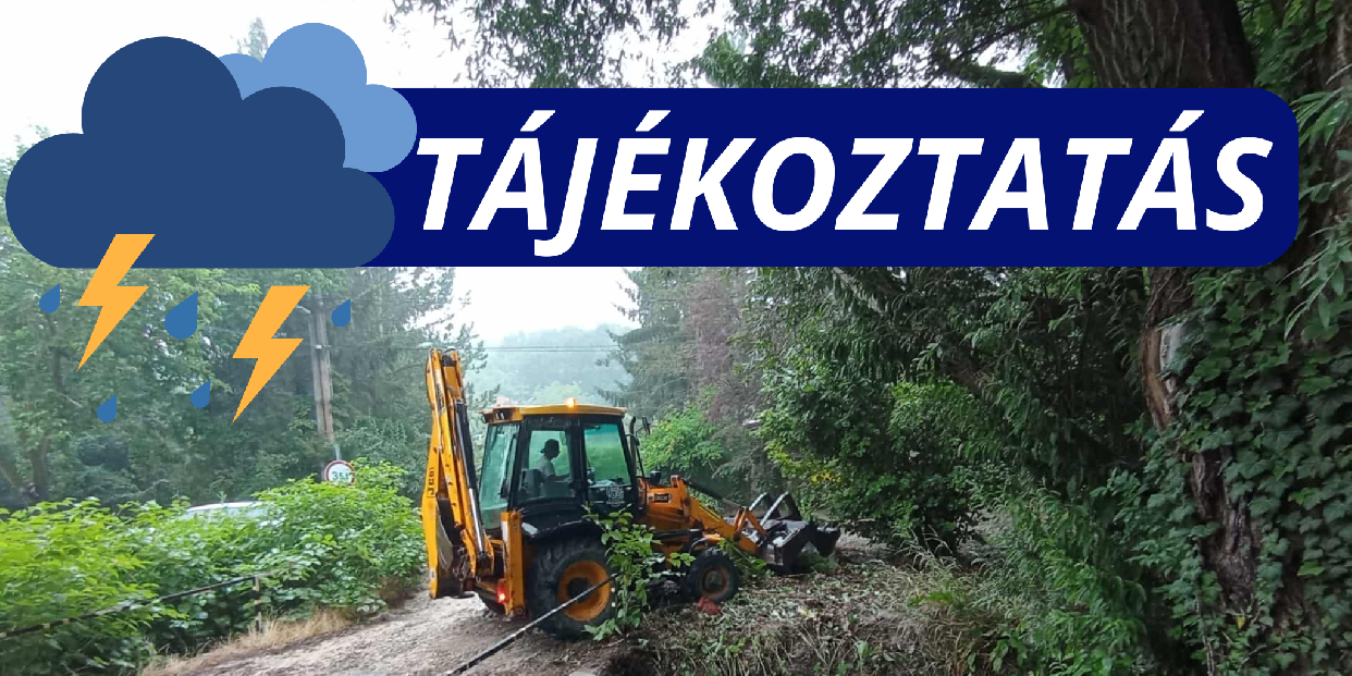 Vihar utáni helyreállítás Pilisvörösváron – újabb esőzések jönnek