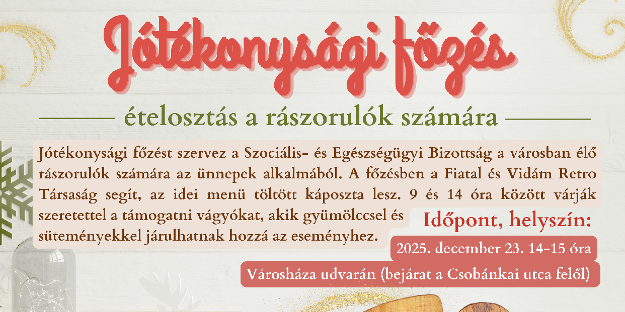 Ismét összefogunk a rászorulókért Vörösváron