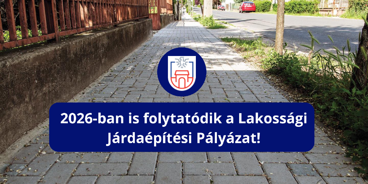 Ön felújítja, megépíti a járdáját, az Önkormányzat pedig biztosítja hozzá a térkövet