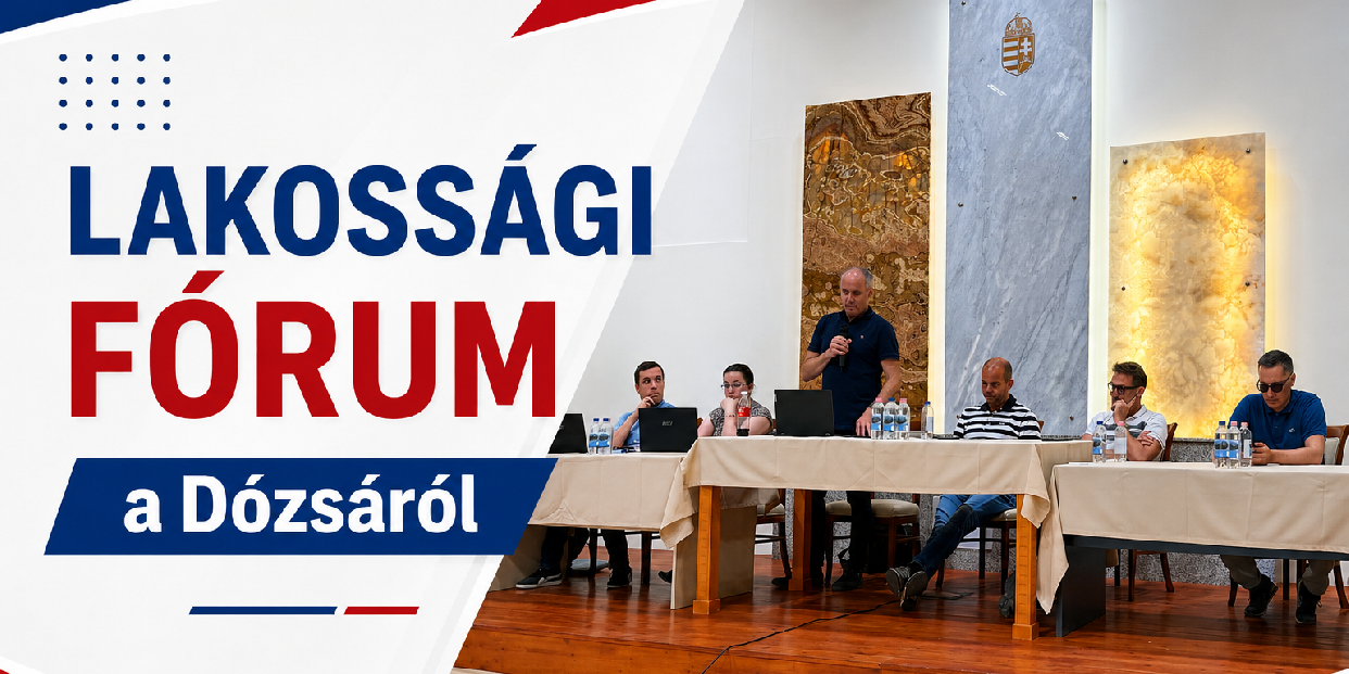 Lakossági fórumon ismertették a Dózsa György utca felújításának aktuális helyzetét