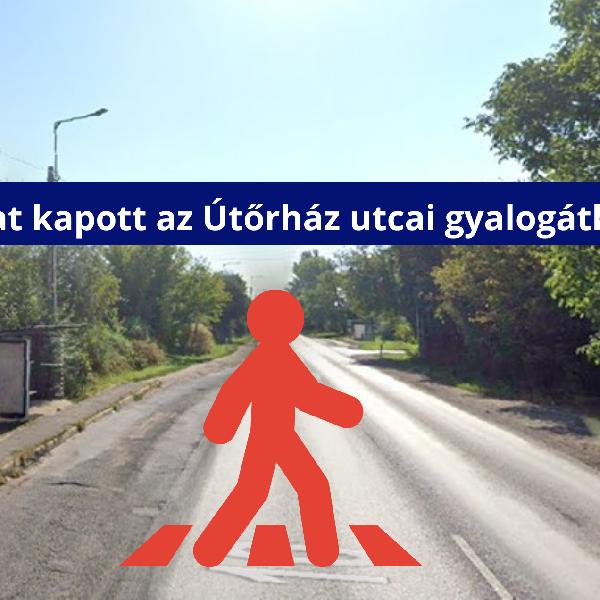 Fontos mérföldkőhöz érkezett a város: engedélyt kapott az Útőrház utcai gyalogátkelő terve