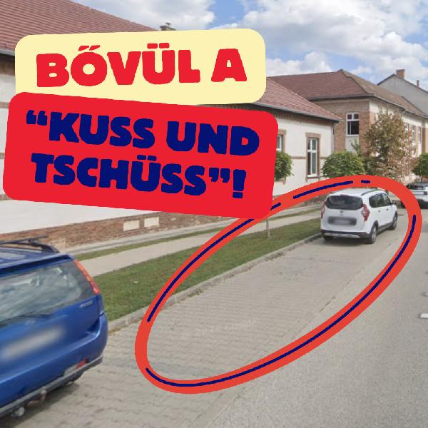 Bővül a „Kuss und Tschüss” parkolás a Templom téri Általános Iskola előtt