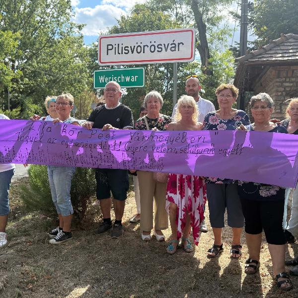 Pilisvörösváron is továbbhalad a „Lila kör”