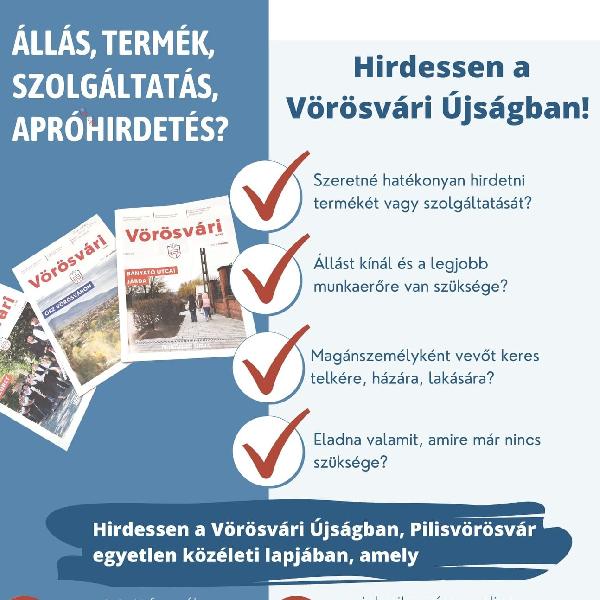 Hirdessen a Vörösvári Újságban!