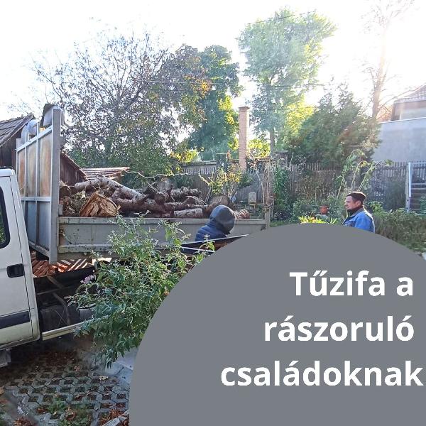 Tűzifa támogatás a rászorulóknak