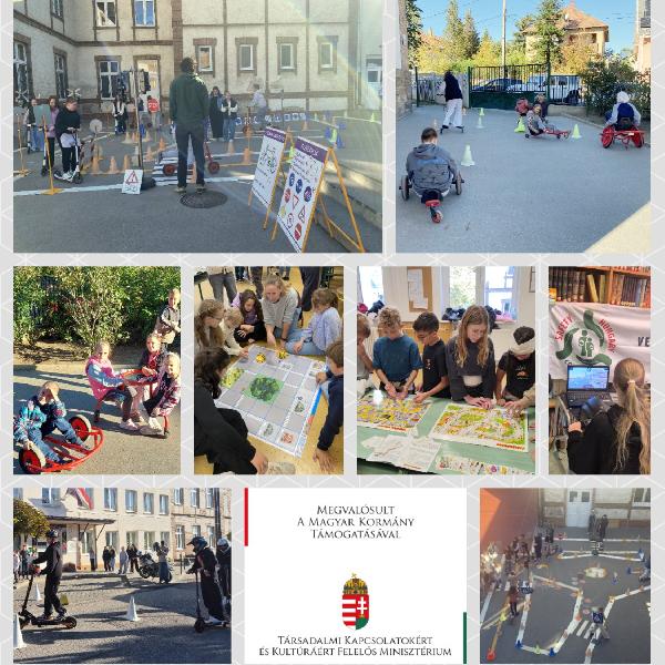 Biztonságosan az iskolába – közlekedésbiztonsági projektnap a Templom téri iskolában