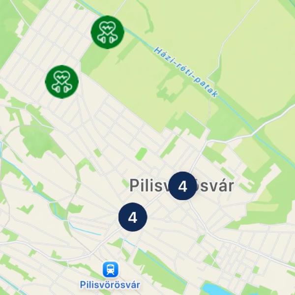 Életet menthet – már a Pilisvörösvár applikációban is megtalálhatók a városi defibrillátorok