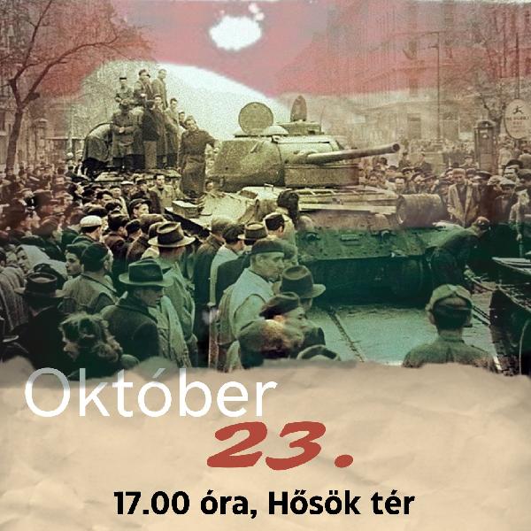 Ünnepi megemlékezés október 23-án