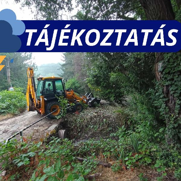 Vihar utáni helyreállítás Pilisvörösváron – újabb esőzések jönnek