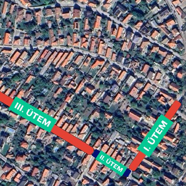 Holnap indul a Dózsa György utca felújításának II. üteme