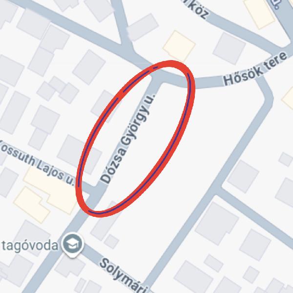 Elektromos földkábel-fektetés a Hősök terénél