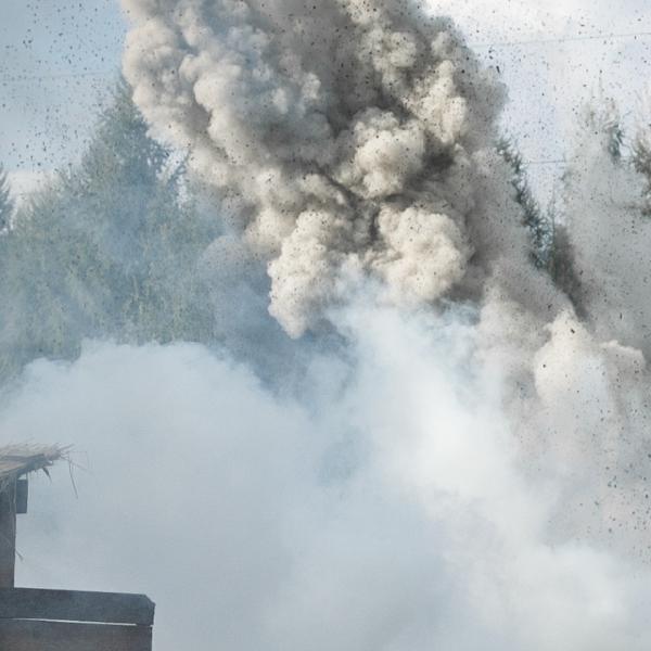 Robbantási gyakorlat szeptemberben több alkalommal Csobánkán