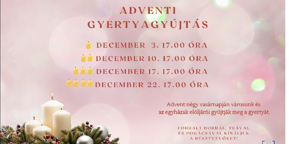 Adventi gyertyagyújtás