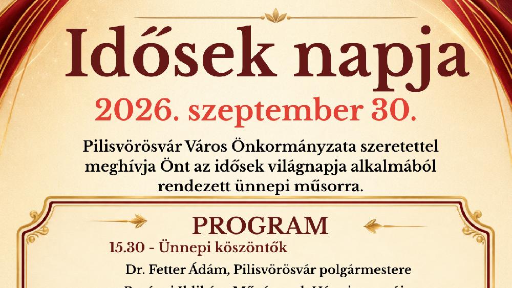 Idősek napja -Meghívó