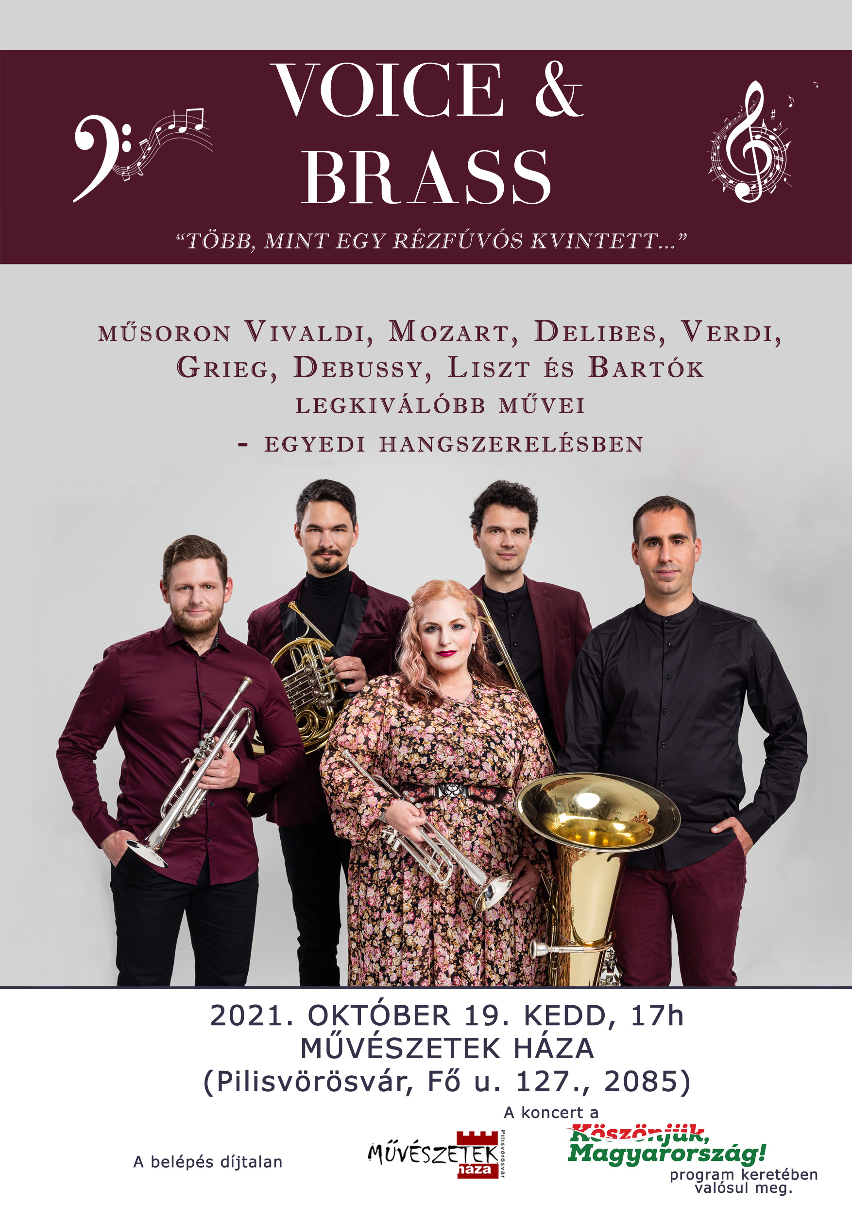 Voice &Brass klasszikus koncert