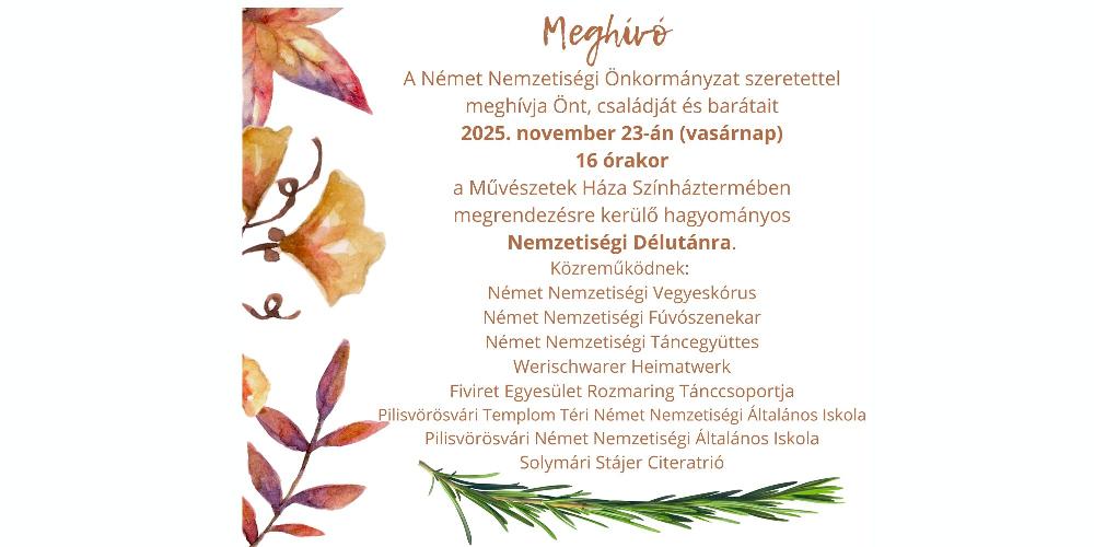 Nemzetiségi délután