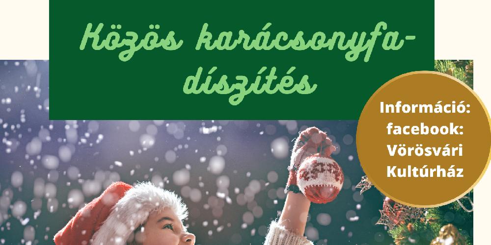 Közös karácsonyfa díszítés